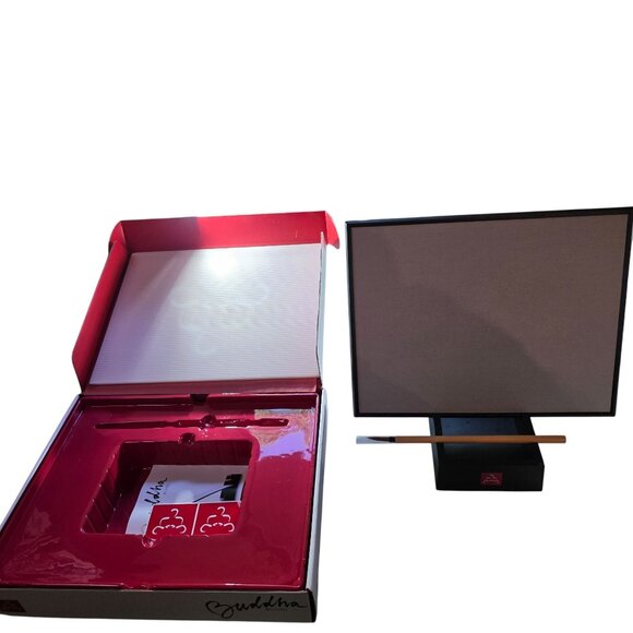 Original Buddha Board Art Set With Bamboo Brush & Stand zen relax stress paint - Picture 2 of 7